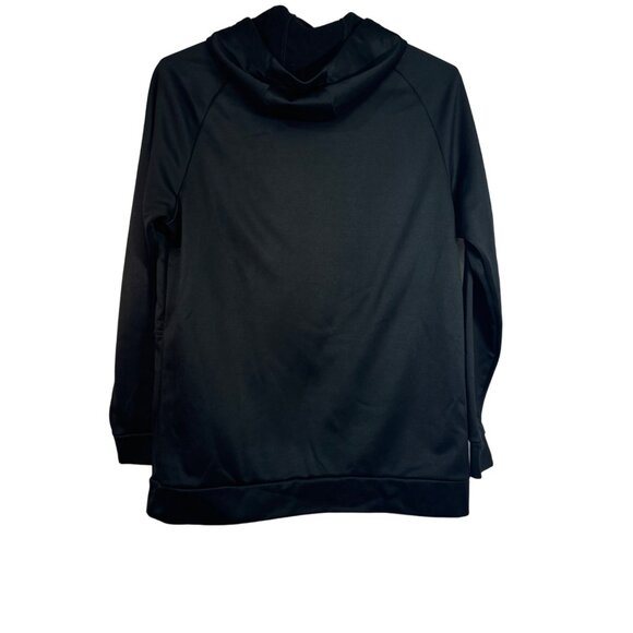 Nike Dri-Fit Standard Fit Black Hoodie Large Gray Camo Swoosh - Picture 4 of 6